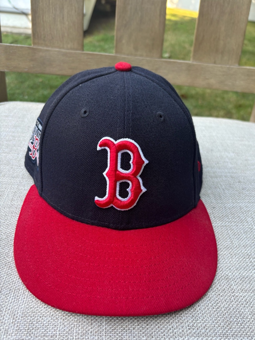 Boston Red Sox champions new era 59 fifty fitted hat 7 1/4 MLB low profile